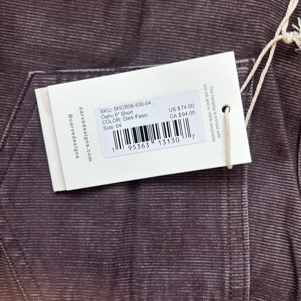 Carve Designs corduroy shorts - Picture 4 of 4